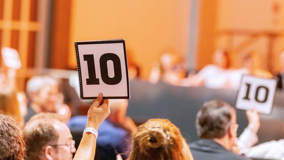 Eindrücke vom Poetry Slam 2023 im Niedersächsischen Landtag.