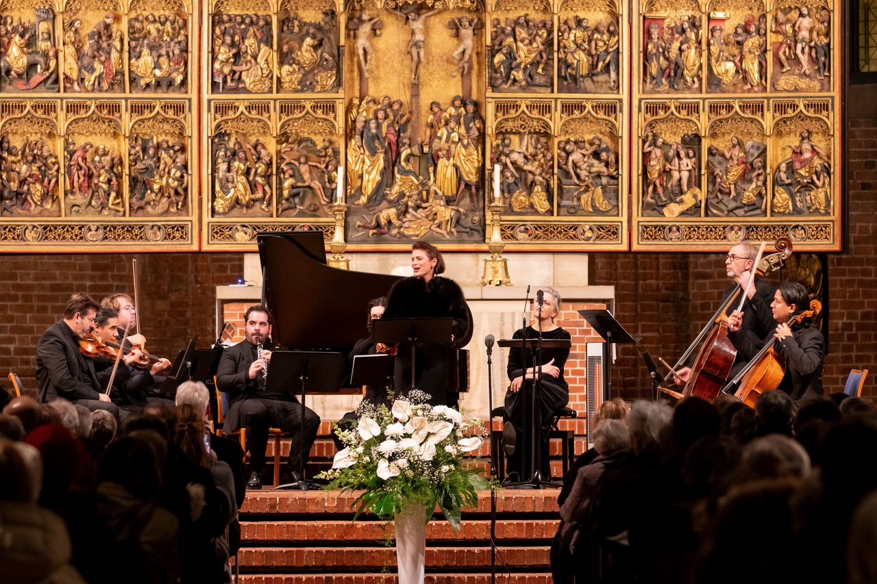 Musikerinnen und Musiker in der Marktkirche