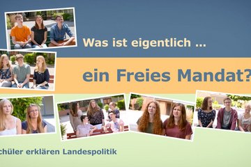 Schüler erklären Landespolitik: Was ist ein freies Mandat?