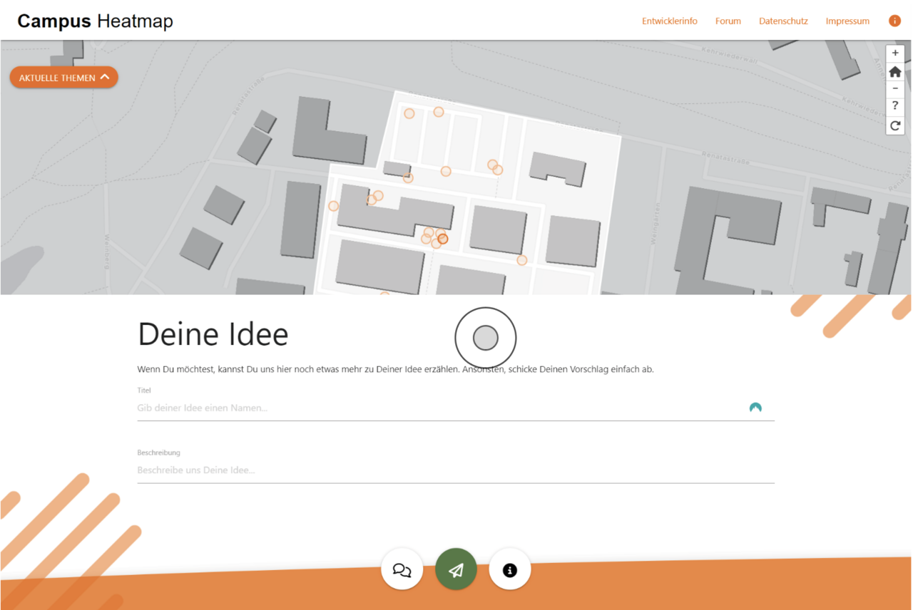 Campus Heatmap– Prototyp Website