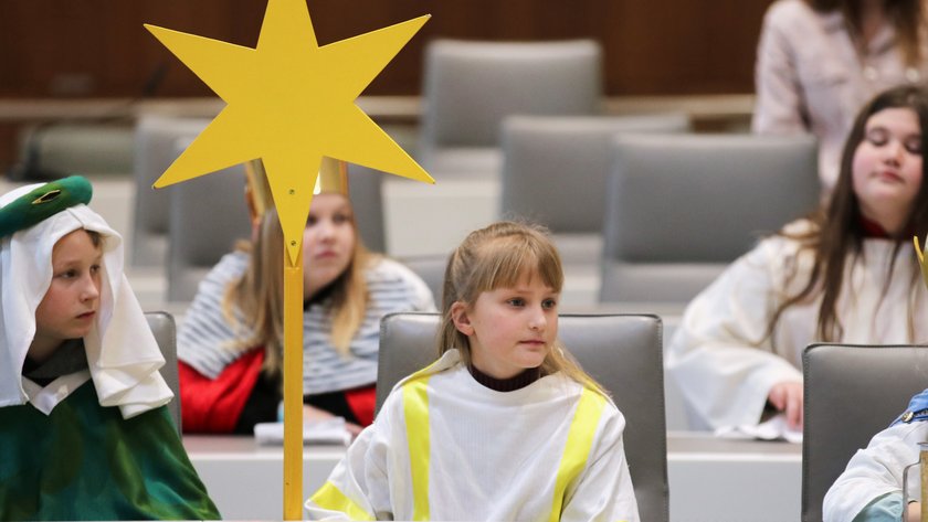 Sternsinger im Landtag