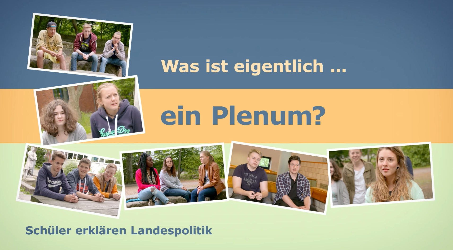 Schüler erklären Landespolitik: Was ist ein Plenum?